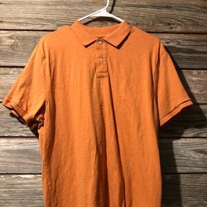 J Crew polo shirt. Orange.  Size XL.